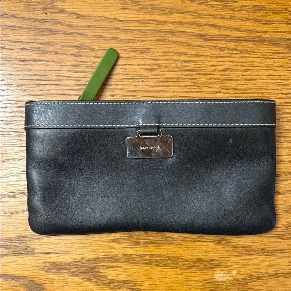 Kate Spade Black Leather Pouch